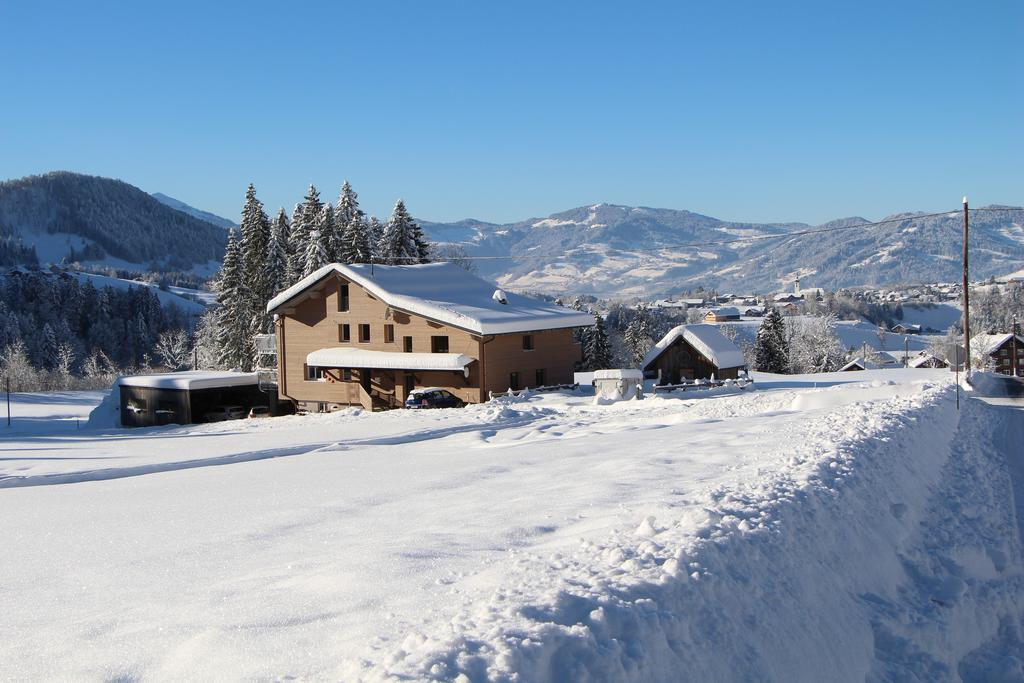 ヒッティザウHaus Feursteinアパートメント エクステリア 写真
