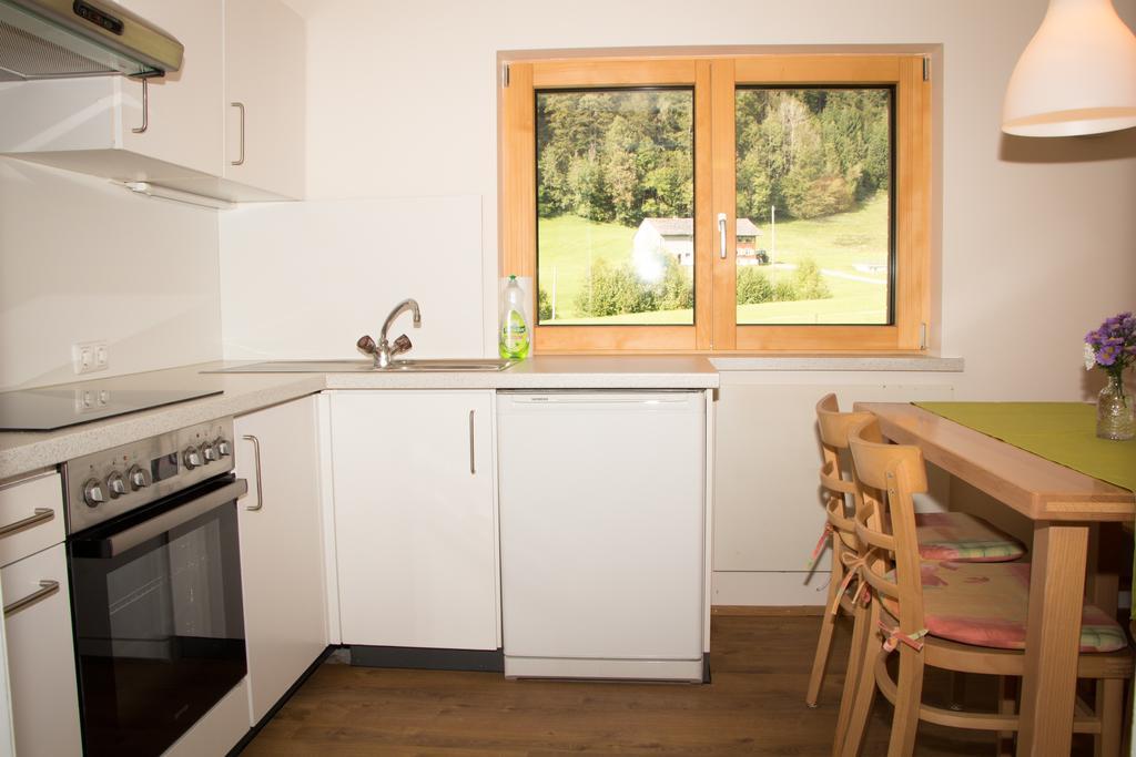 ヒッティザウHaus Feursteinアパートメント エクステリア 写真